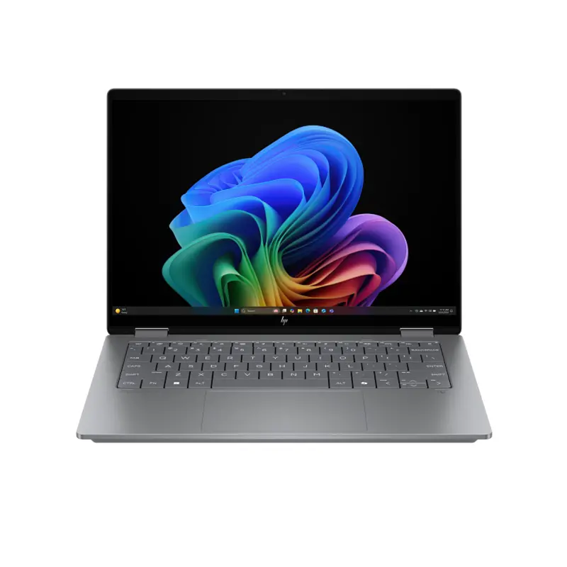 Hp | Omnibook X Flip 14 | 14" 2K | Amd Ryzen Ai 7 | 24Gb Lpddr5x | 1Tb Ssd | Next Gen Ai 2-In-1 Laptop - Meteor Silver Aluminum 1
