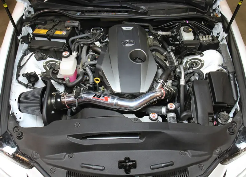 Hps Performance Short Ram Air Intake With Heat Shield 2016-2017 Lexus Gs200t / Is200t / Rc200t / 2017-2019 Rc Turbo / Gs300 / Is300 / Rc300 (2.0L, Turbo) 2