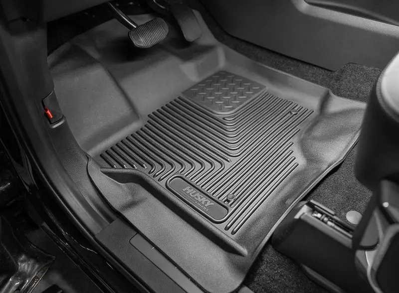Husky Liners 2015-2022 Chevy Colorado Crew Cab / Extended Cab Front Row Black X-Act Contour Floor Liners 2