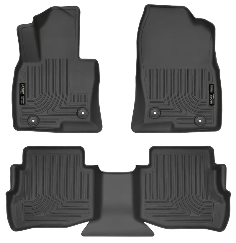 Husky Liners 2016-2020 Mazda Cx-9 Weatherbeater Cargo Liner (Front And Second Rows) - Black 1