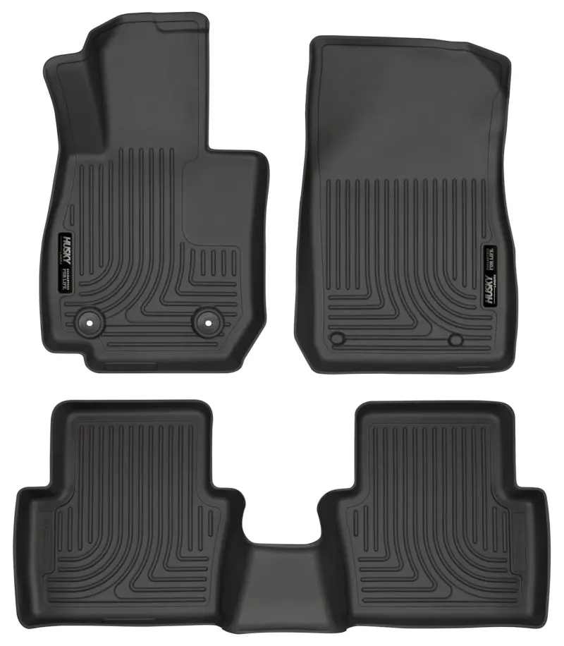 Husky Liners 2017 Mazda Cx-3 Weatherbeater Black Front & 2Nd Seat Floor Liners 1