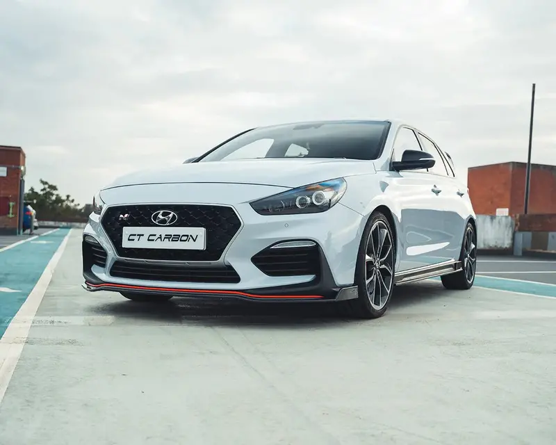 Hyundai I30 N Pre-Facelift Evo-1 Carbon Fibre Front Splitter (2018-2020) 2