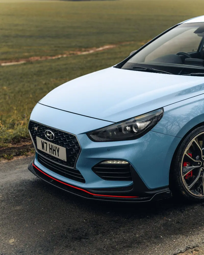 Hyundai I30 N Pre-Facelift Evo-1 Gloss Black Front Splitter By Zaero (2018-2020) 2