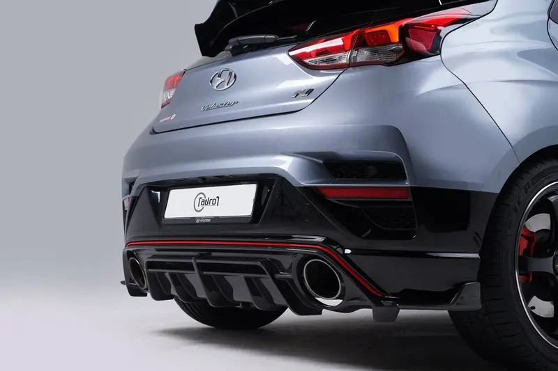 Hyundai Veloster N Carbon Fibre Rear Diffuser By Adro (2019+) 1