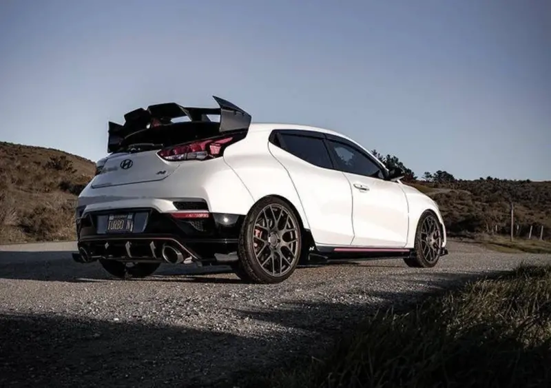 Hyundai Veloster N Carbon Fibre Rear Spoiler Wing V2 By Adro (2019+) 1