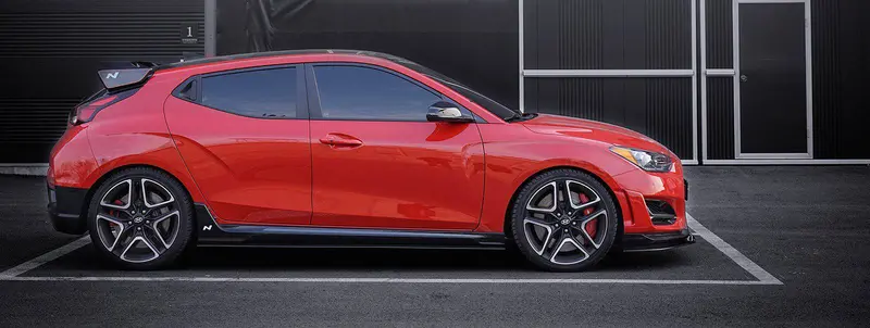 Hyundai Veloster N & Turbo Carbon Fibre Side Skirts V1 By Adro (2018+) 1