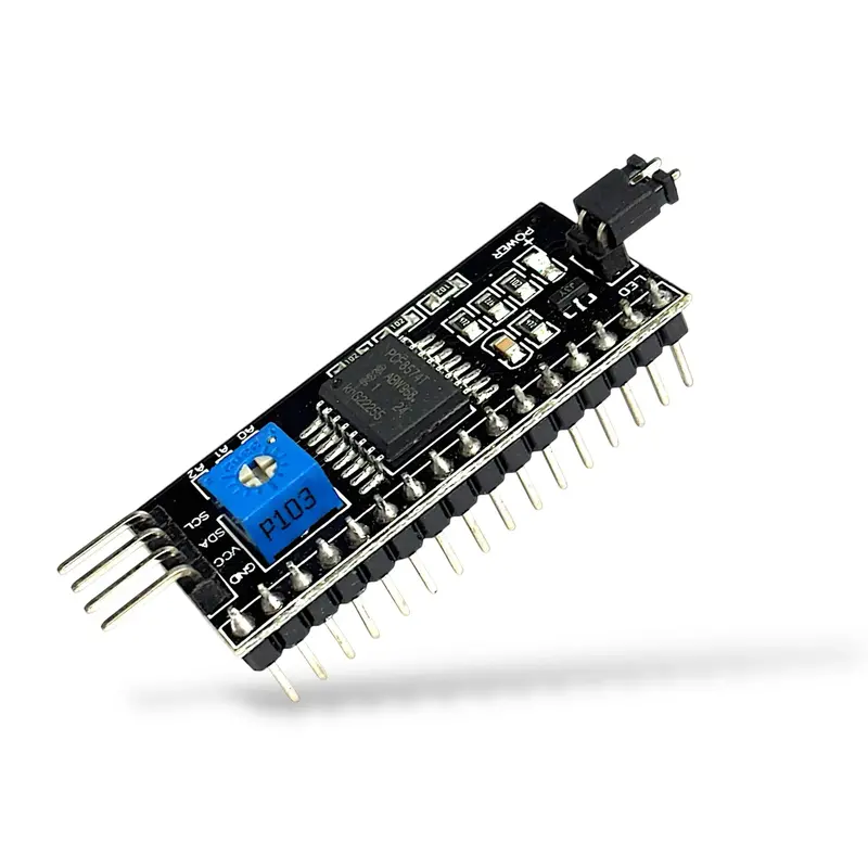 I2c Module For 16X2 Lcd Display Connector | I2c Serial Interface Adapter For Arduino 1602 Lcd 1