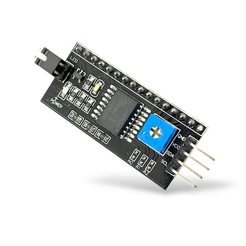 I2c Module For 16X2 Lcd Display Connector | I2c Serial Interface Adapter For Arduino 1602 Lcd 2