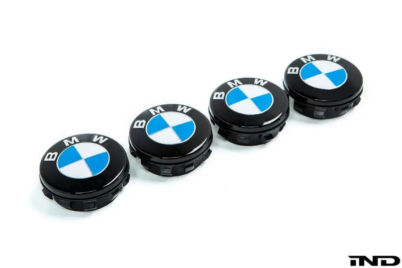 Ind Gloss Black Floating Wheel Center Cap Set - 56Mm 1