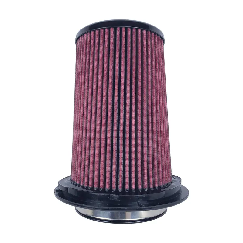 Injen 8-Layer Oiled Cotton Gauze Air Filter 5.00" Flange Id, 8.0" Twist Lock Base / 7.90" Media Height / 5.30" Top 1