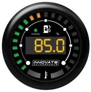 Innovate Mtx-D Ethanol Content & Fuel Temp Complete Gauge Kit - Black Dial 1