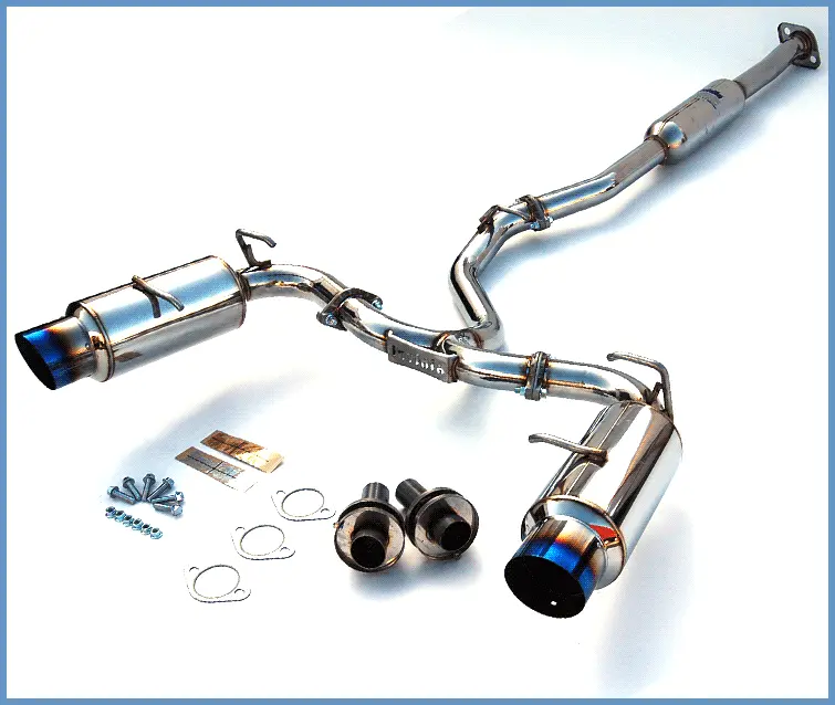 Invidia Dual N1 Cat-Back Exhaust 2017-Up Toyota 86 / 2013-Up Scion Fr-S / Subaru Brz (Titanium Tips) 1