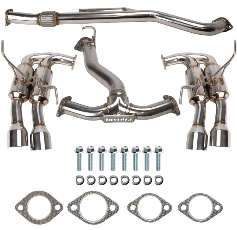 Invidia Gemini R400 Quad Tip Exhaust 2022+ Subaru Wrx 1