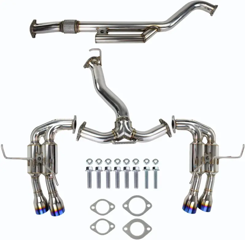 Invidia Gemini R400 Quad Tip Exhaust 2022+ Subaru Wrx 2