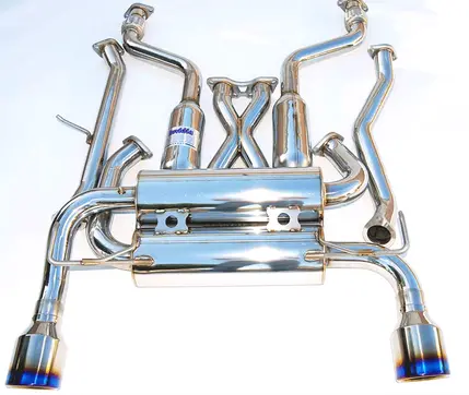 Invidia Gemini Stainless Cat-Back Exhaust 2003-2006 Infiniti G35 Coupe (Rolled Titanium Tip) 1
