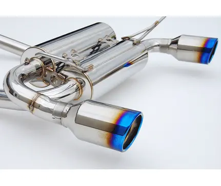 Invidia Gemini Stainless Cat-Back Exhaust 2003-2008 Nissan 350Z (Rolled Layer Titanium Tip) 2