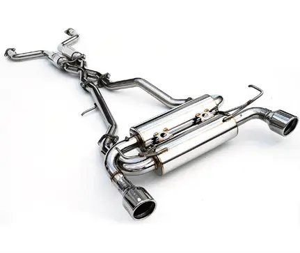 Invidia Gemini Stainless Cat-Back Exhaust 2003-2008 Nissan 350Z (Rolled Stainless Tip) 1