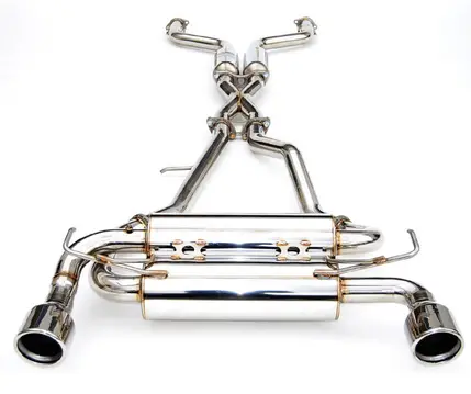 Invidia Gemini Stainless Cat-Back Exhaust 2003-2008 Nissan 350Z (Rolled Stainless Tip) 2