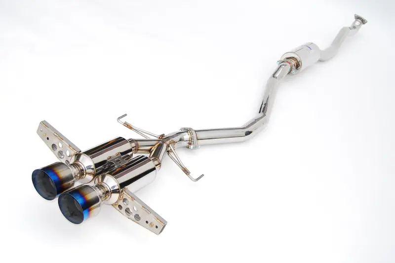 Invidia Gemini Stainless Steel Tip Cat-Back Exhaust 2017-2018 Honda Civic Hatchback Sport (Burnt Titanium Tip) 1