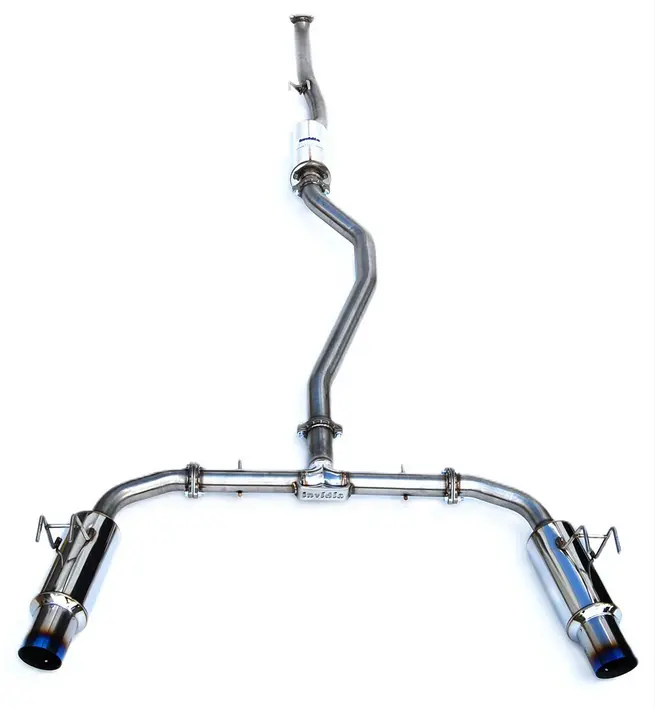 Invidia N1 Cat-Back Exhaust 2022+ Honda Civic Si 1.5T / Integra Base (Burnt Ti Tip) 1