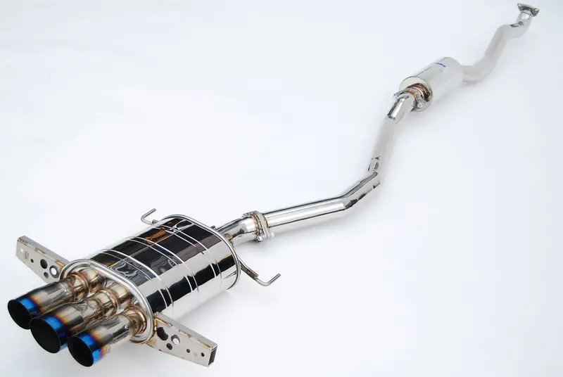 Invidia Q300 Cat-Back Exhaust 2017-2021 Honda Civic Hatchback Sport (Burnt Titanium Tips) 1