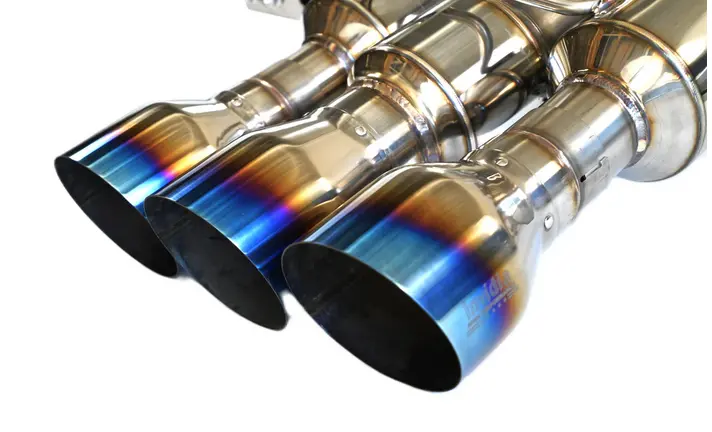 Invidia R400 Titanium Tip Full Cat Back Exhaust 2022-2025 Honda Civic Type R Fl5 1