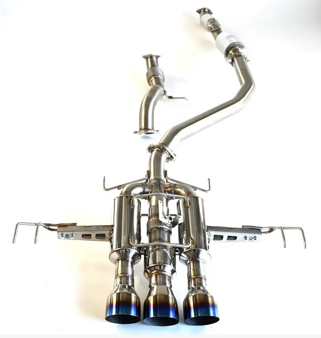 Invidia R400 Titanium Tip Full Cat Back Exhaust 2022-2025 Honda Civic Type R Fl5 2