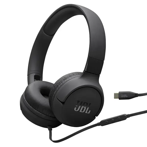 Jbl Tune 520C Hi-Res Wired On Ear Headphones - Black 1
