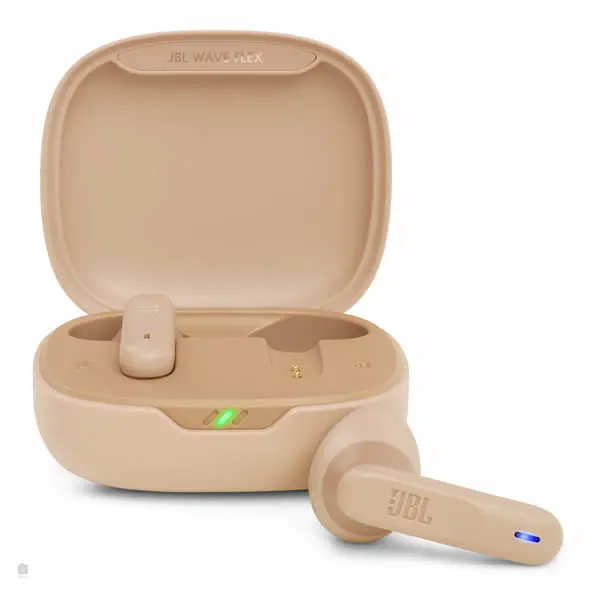Jbl Wave Flex True Wireless Headphones - Beige 1