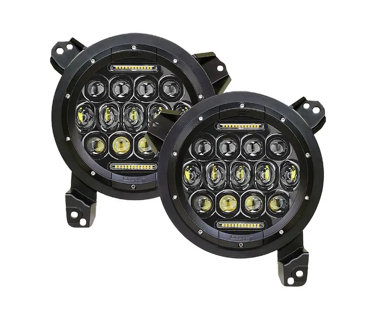 Jeep Wrangler Jl/Gladiator 9 Inch Rgb Headlights 1