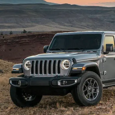 Jeep Wrangler Jl/Gladiator Jt Smoked Led Fender Light W/ Sequential Turn Signals & Side Marker Light 2