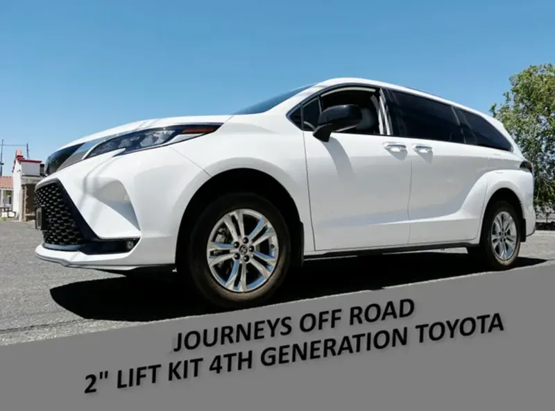 Journeys Offroad Lift Kit 2021-2026 Toyota Sienna Hybrid - 2" Front / 2" Rear 2
