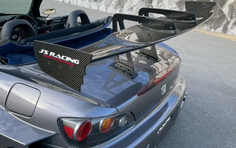 J’S Racing Dry Carbon Swan-Neck Gt Wing For S2000 1