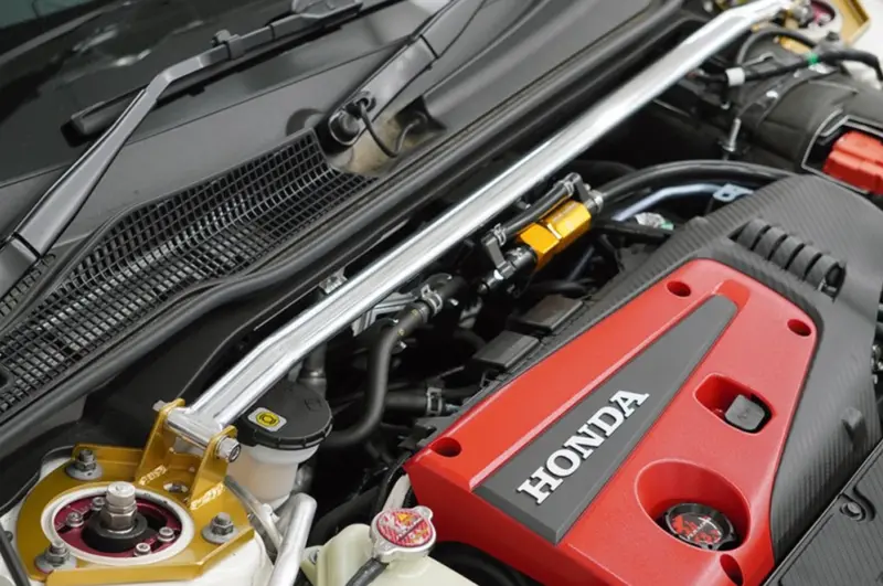 J's Racing Front Upper Strut Bar 2023-2026 Honda Civic Type R (Fl5) 1