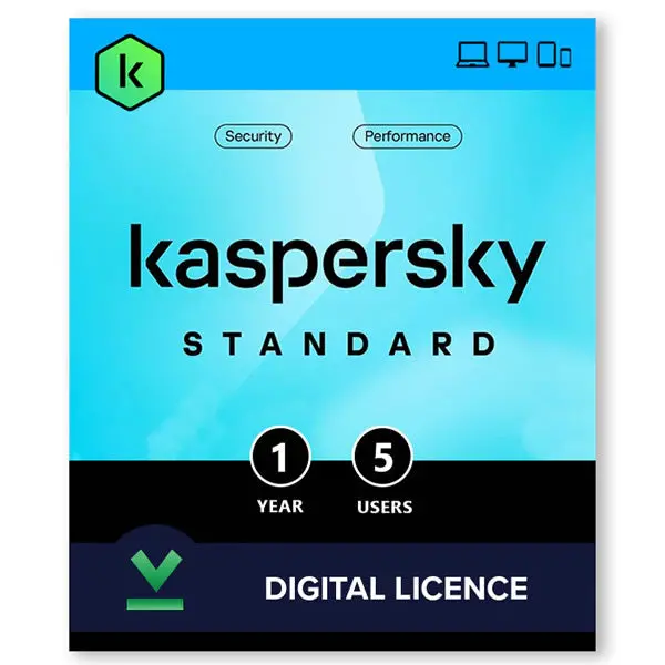 Kaspersky Standard 5 Device 1 Year - Digital Code Delivered Via Email 1