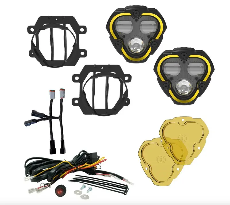 Kc Hilites Flex Era 3 Dual Mode Sae Fog Lights - 2-Light Master Kit For Subaru Crosstrek/Forester 1