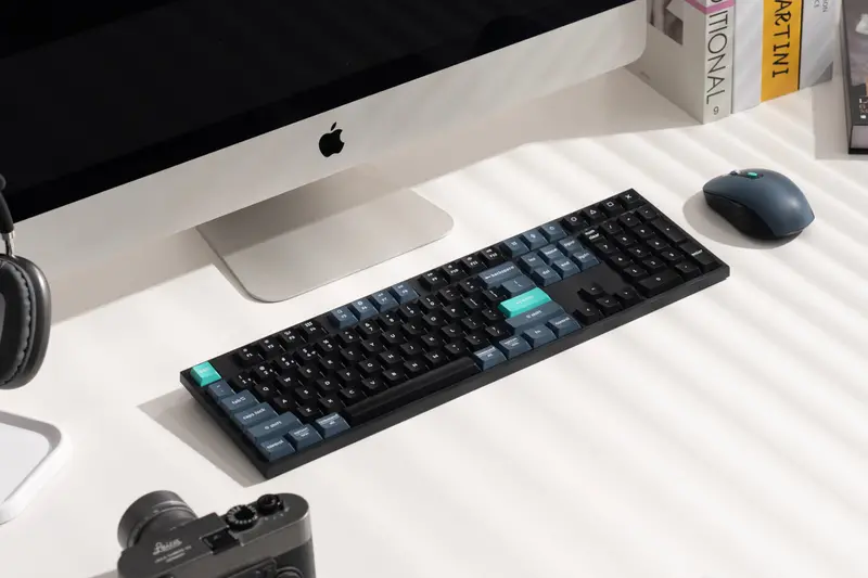 Keychron B36 100% Layout Wireless Keyboard And Mouse Combo – Black/Green 2