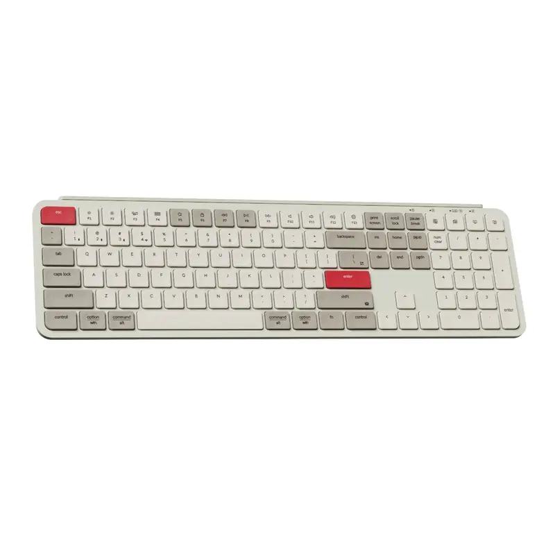 Keychron B6 Pro Ultra-Slim 100% Wireless Keyboard – Retro Red 2