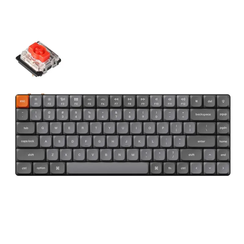 Keychron K3 Max Qmk/Via Wireless 75% Custom Mechanical Keyboard | Red Switches 1
