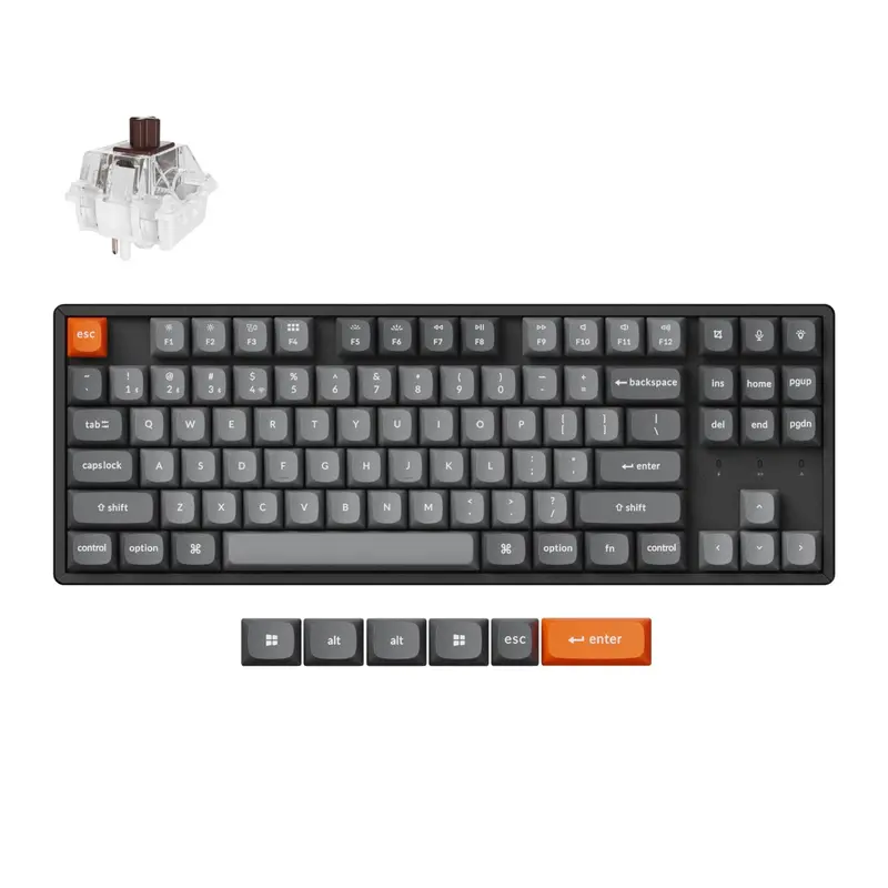 Keychron K8 Max Qmk Wireless Custom Mechanical Keyboard | Brown Switches 1
