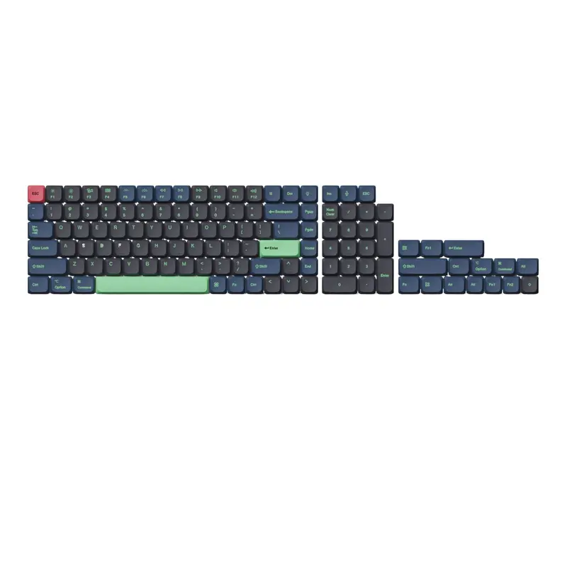Keychron Low Profile Dye-Sub Pbt Lsa Full Set Keycap Set – Hacker Edition (133 Keys, Pbt, Low Profile) 1