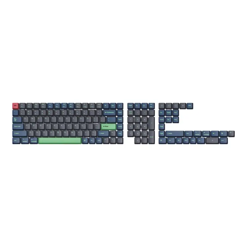 Keychron Oem Dye-Sub Pbt Keycap Set – Hacker (Version C, Pbt, Oem Profile, Mx-Compatible) 1