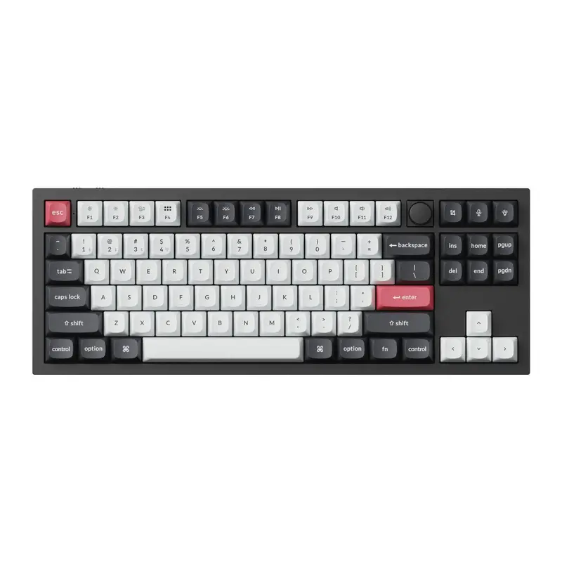 Keychron Q3 He Qmk 80% Wireless Custom Mechanical Keyboard (Nebula Switch) – Carbon Black 2