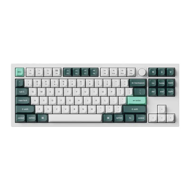 Keychron Q3 He Qmk 80% Wireless Custom Mechanical Keyboard (Nebula Switch) - Shell White 2