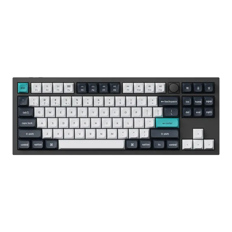 Keychron Q3 Max 80% Full Assembled Knob Red Switch Hot-Swap Gateron Jupiter Rgb Wireless Keyboard - Black 2