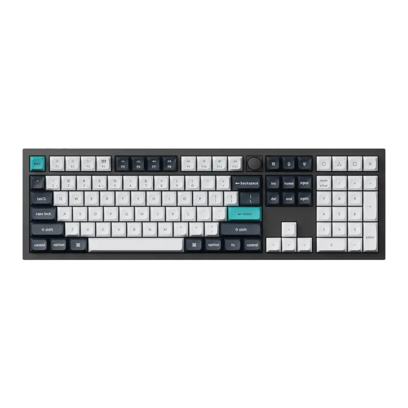 Keychron Q6 Max 100% Full Assembled Knob Red Switch Hot-Swap Gateron Jupiter Rgb Wireless Keyboard - Black 2