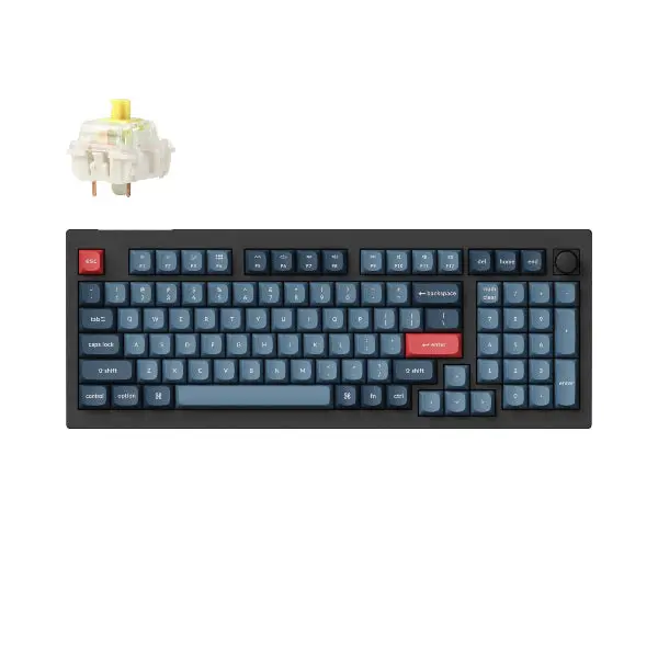 Keychron V5 Max Wireless Custom  Keyboard - Banana Switch 1