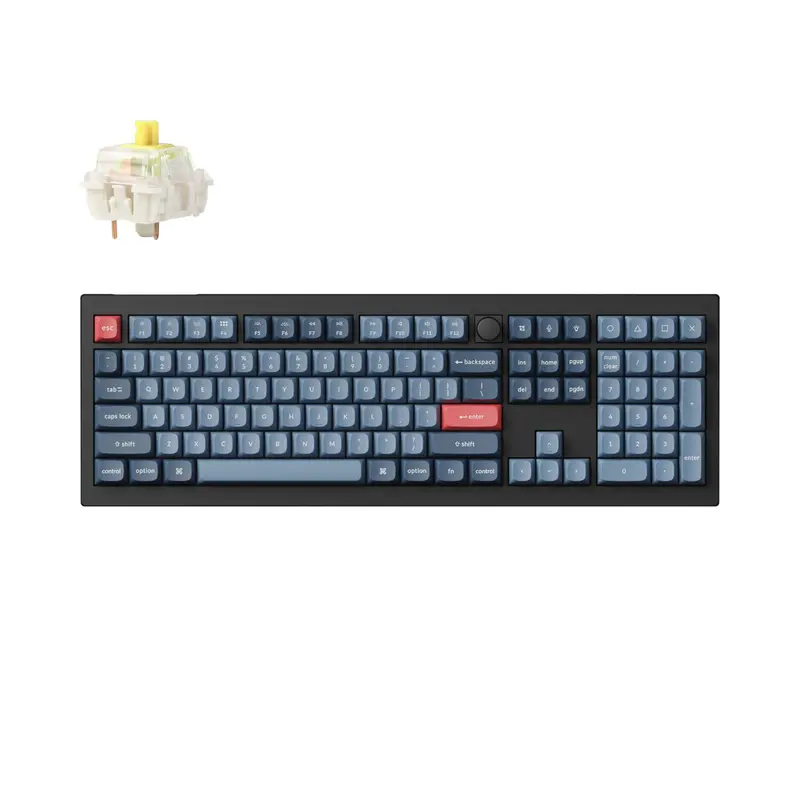 Keychron V6 Max Wireless Custom Keyboard - Banana Switch 1