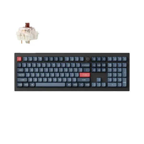 Keychron V6 Max Wireless Custom Keyboard - Brown Switch 1