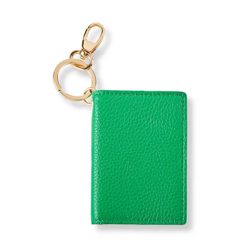 Keynote Leather Id Wallet Key Ring 1